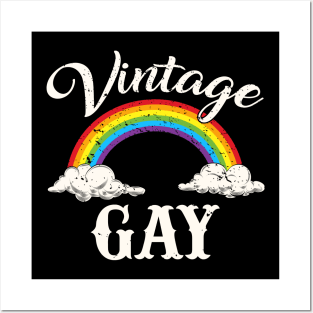 Vintage Gay LGBT Retro Gay Pride Month Funny LGBTQ Posters and Art